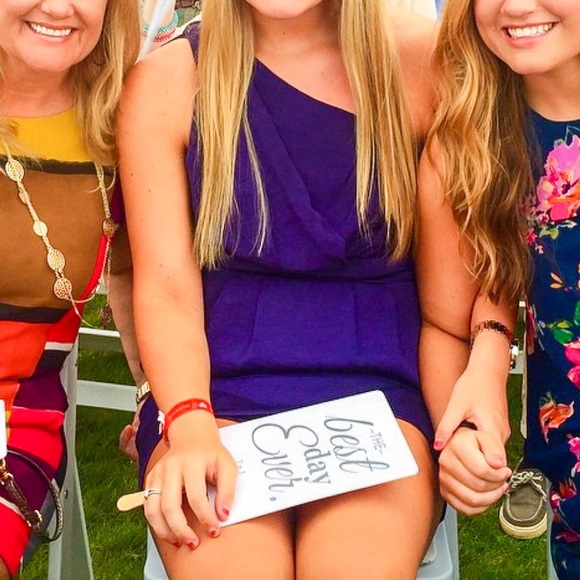 BCBG One Shoulder Dress - Size 10 - Picture 2 of 4